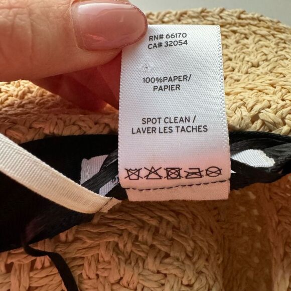 Anthropologie Classic Beach Vacation Classic Straw' Bucket Hat One Size Women - Picture 5 of 5